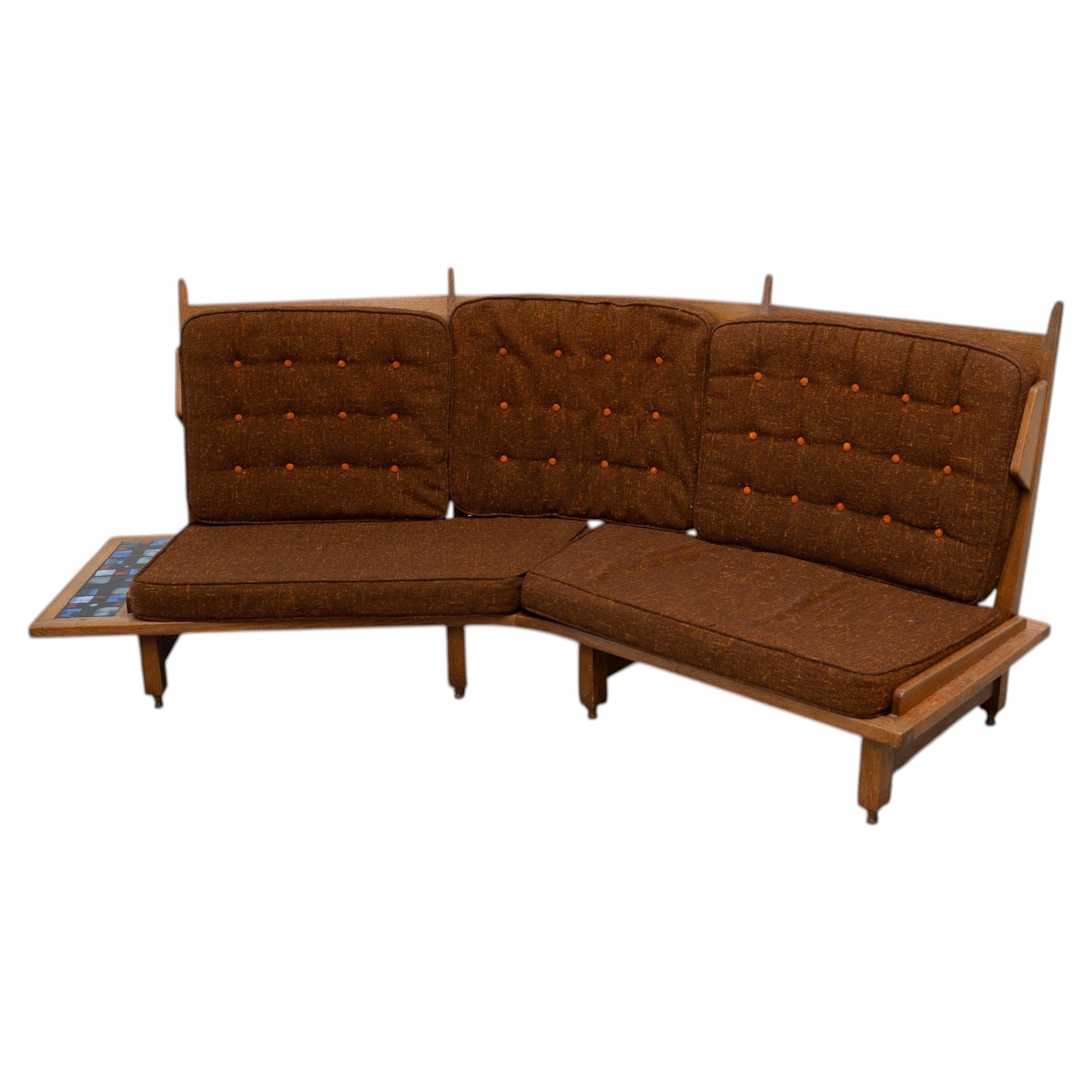 Guillerme et Chambron, Votre Maison Curved sofa by Guillerme et Chambron for Votre Maison