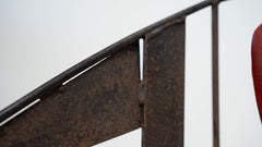 1950's French steel desk chair