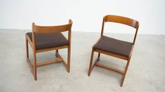 Set of four Italian dining chairs attr. to Willy Rizzo