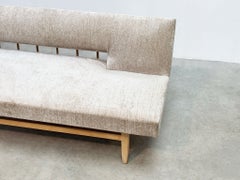 1970's German wooden sofa / daybed