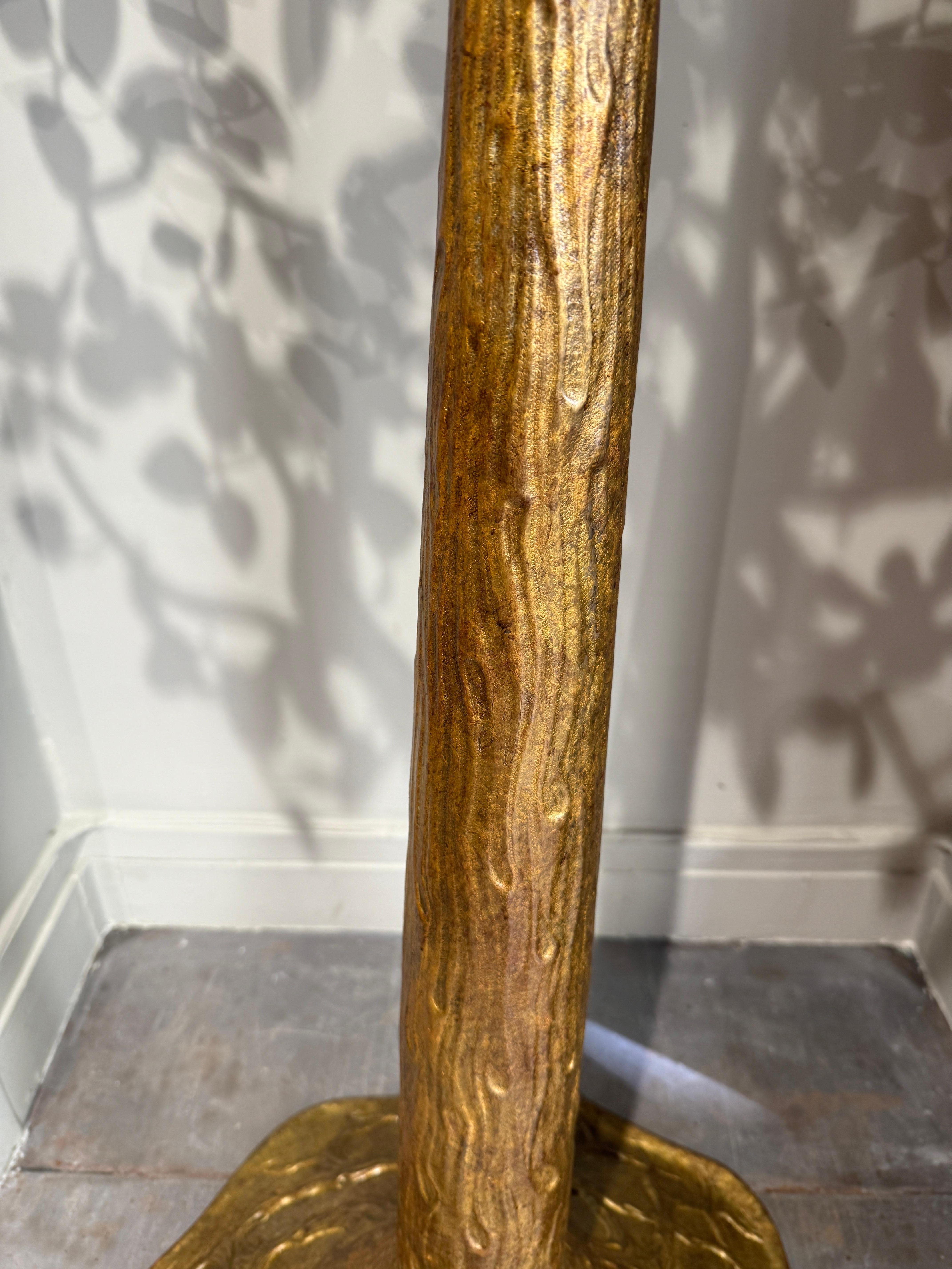 Mid-Century Modern Italian gilded  brass tree circa 1940 For Sale