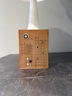 Pair of ceramic lamps by Axella Denmark 1970