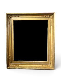 A Large 19th Century Rectangular Gilt Wall Mirror
