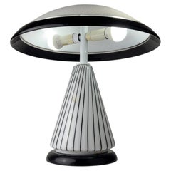 Lampe de table vintage originale en verre de Murano, signée Zonca, Italie, années 1980