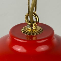 Vintage opaline pendant lamp Arianna by Piero Brombin for Artemide, Italy 1980s