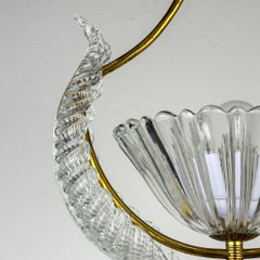 Lustre vintage de Murano des années 1930, signé Barovier & Toso, Italie
