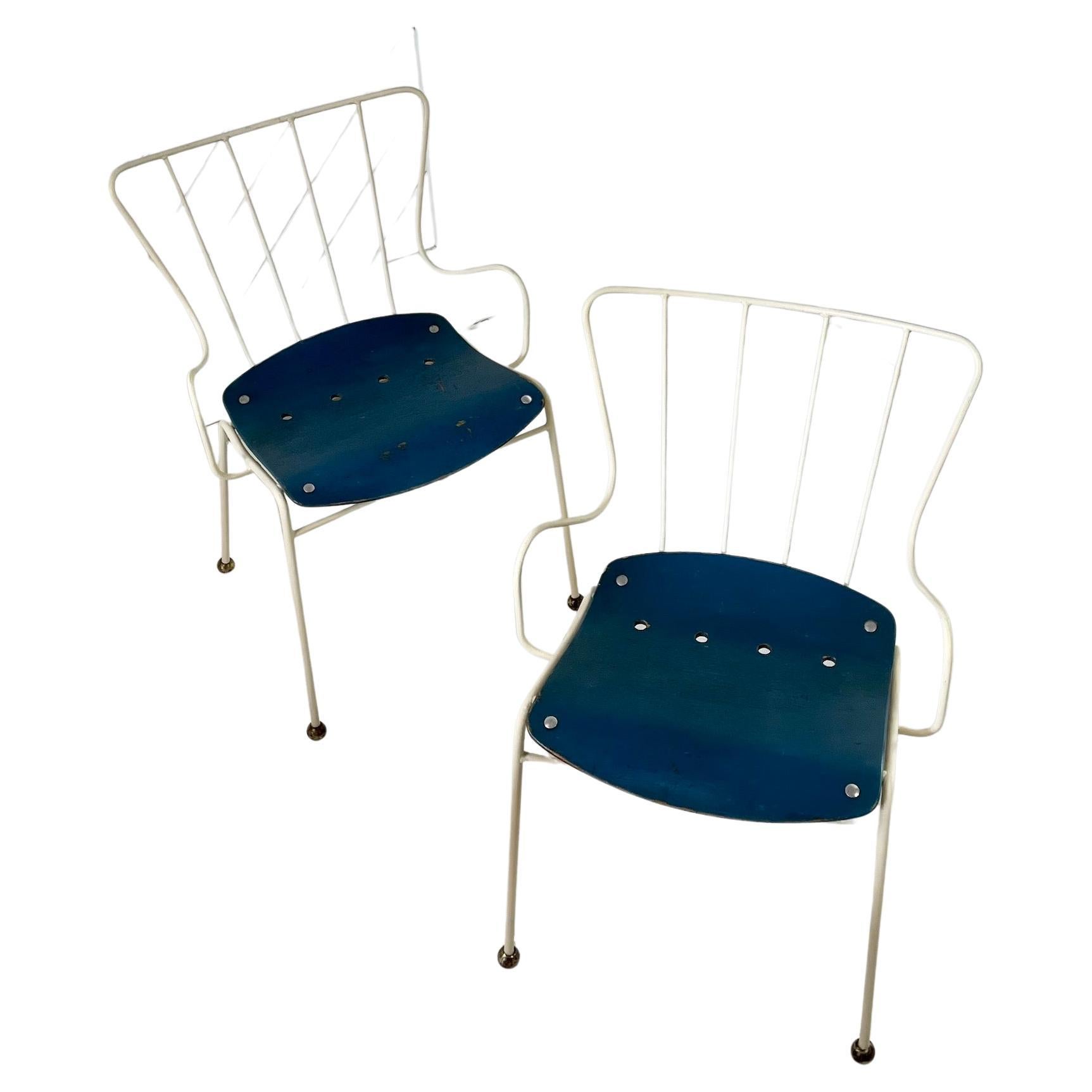 Festival Of Britain Pair of ‘Antelope’ Chairs by Ernest Race