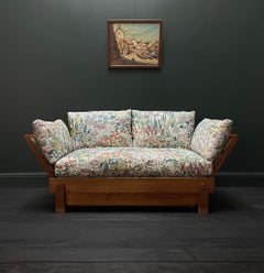 Twenties Parker Knoll Drop Side Settee