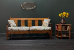 Glasgow School Oak Settee