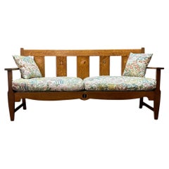Glasgow School Oak Settee