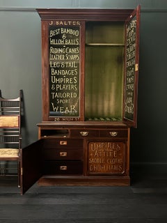 Mahogany Shop Display Polo Cabinet