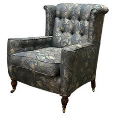 Arts & Crafts Morris & Co 'Anson' Winged Back Armchair