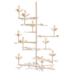 Four Leaf Cluster Plaster Chandelier