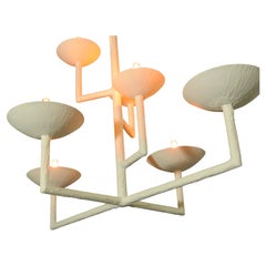 7 Cup Rectangular Chandelier by Tracey Garet of Apsara Interior Design