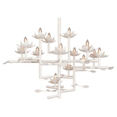 Compressed Lotus Plaster Chandelier