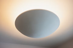 36" Plaster Bowl Chandelier by Tracey Garet of Apsara Interior Design
