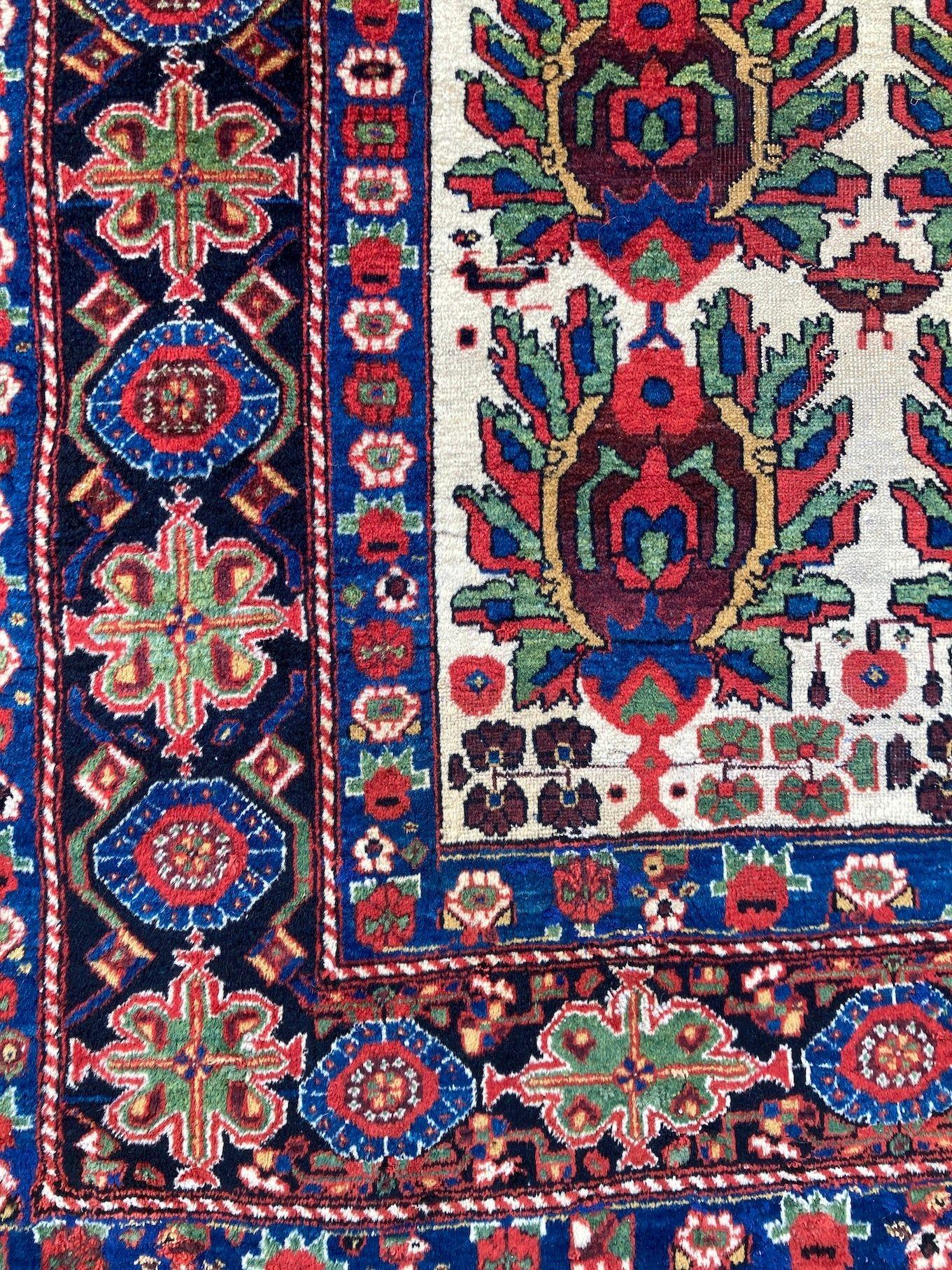 Tappeto antico Afshar 1,85 m x 1,48 m in vendita 2