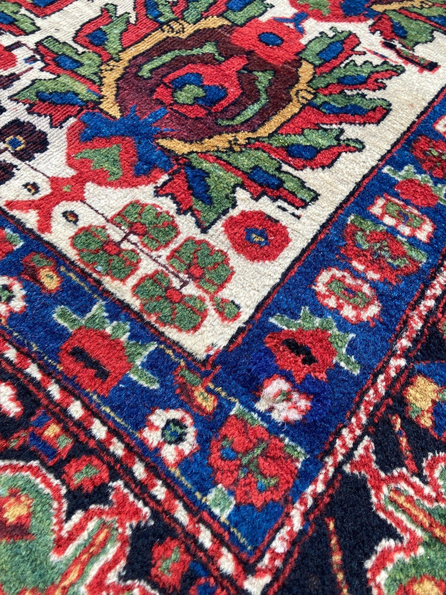 Tappeto antico Afshar 1,85 m x 1,48 m in vendita 5