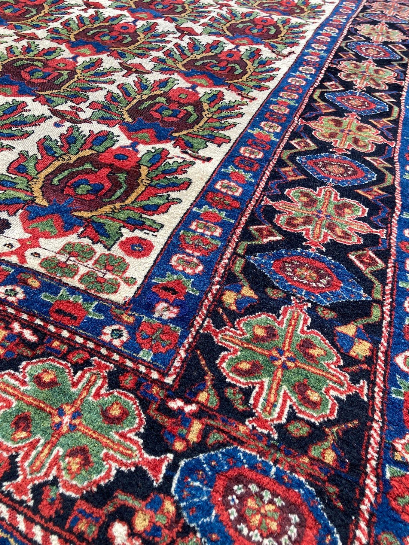 Tappeto antico Afshar 1,85 m x 1,48 m in vendita 4