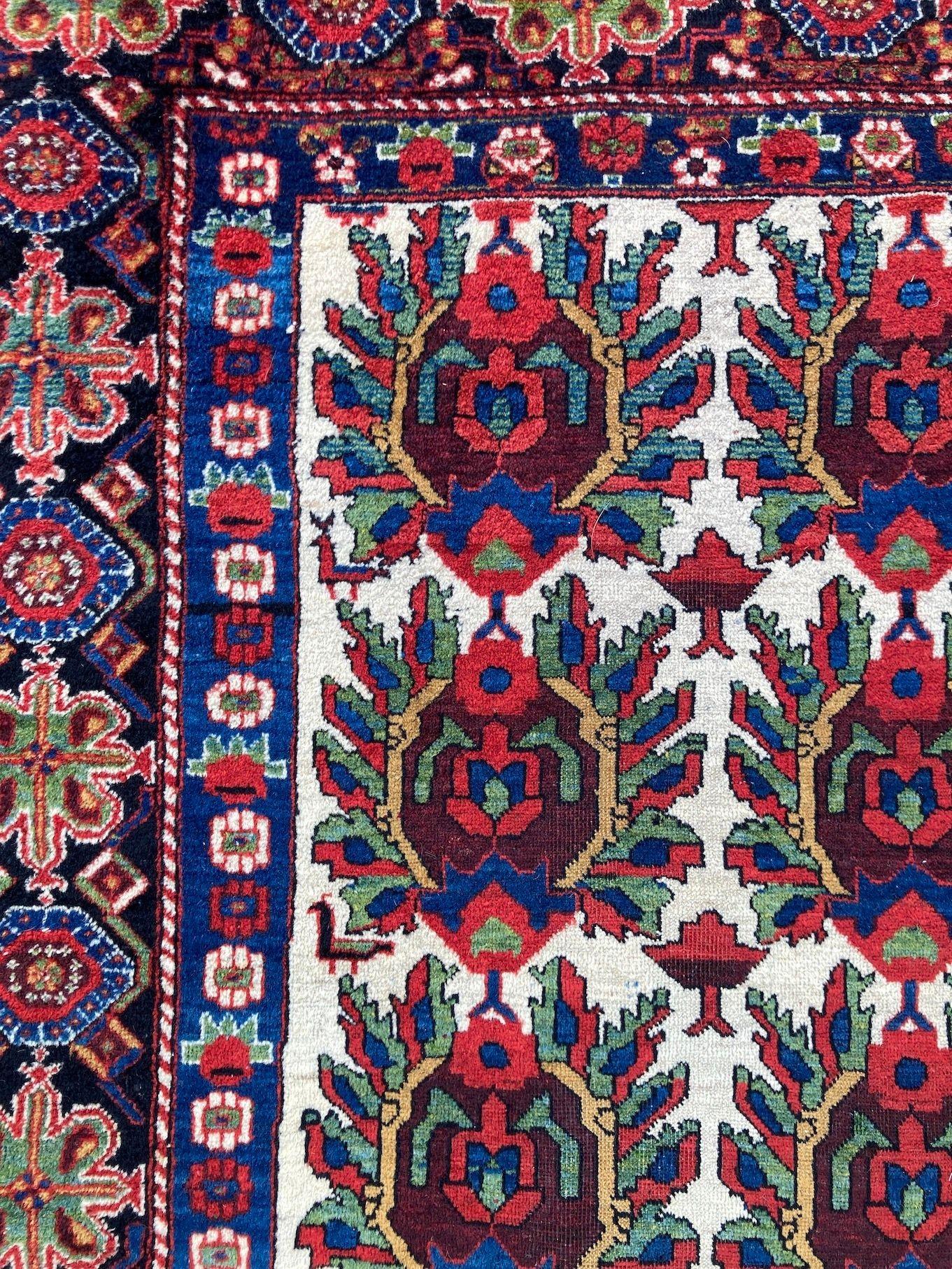 Tappeto antico Afshar 1,85 m x 1,48 m in vendita 7