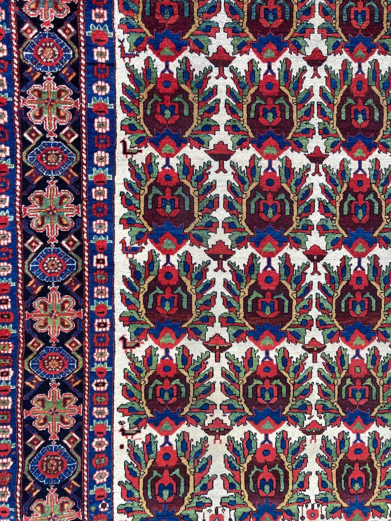 Tappeto antico Afshar 1,85 m x 1,48 m in vendita 8