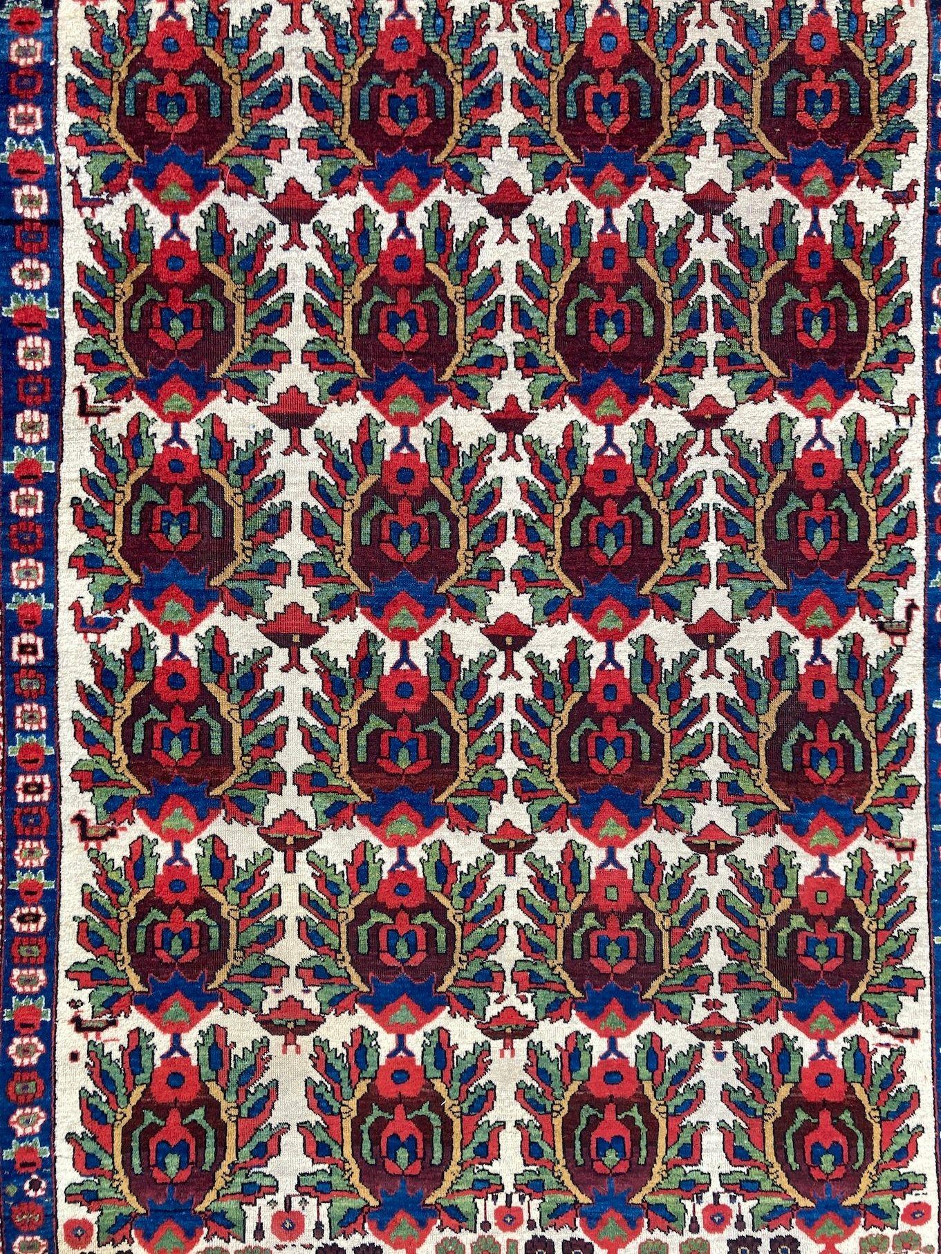 Tappeto antico Afshar 1,85 m x 1,48 m in vendita 9