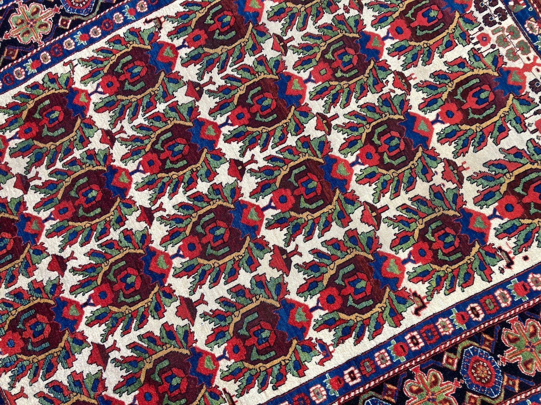 Tappeto antico Afshar 1,85 m x 1,48 m in vendita 6