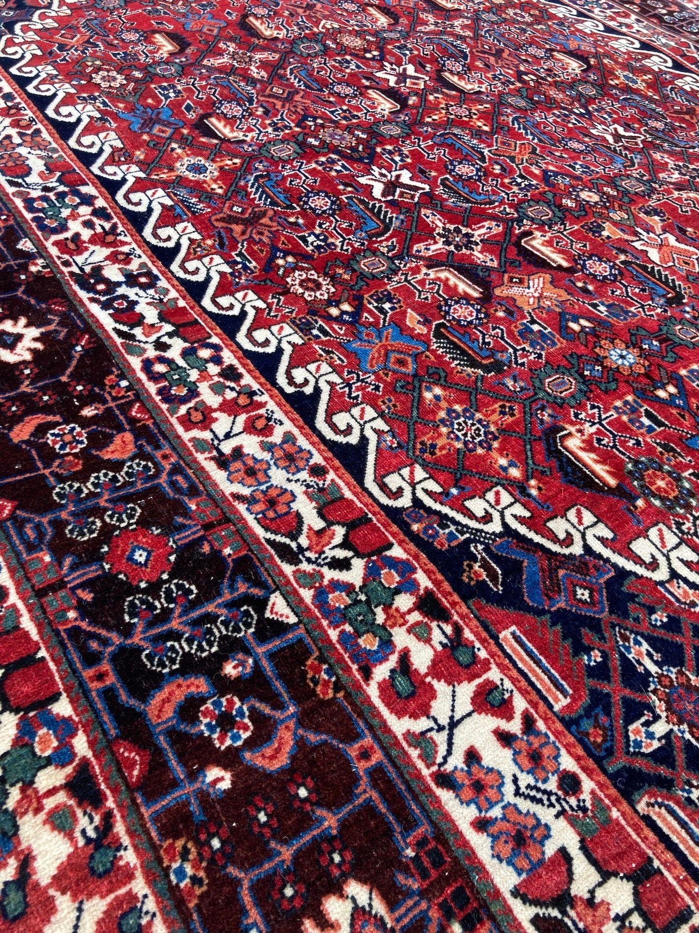 Tappeto antico Qashqai 2,61m x 1,65m in vendita 10