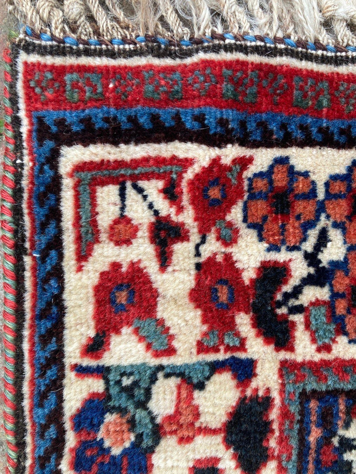 Tappeto antico Qashqai 2,61m x 1,65m in vendita 13