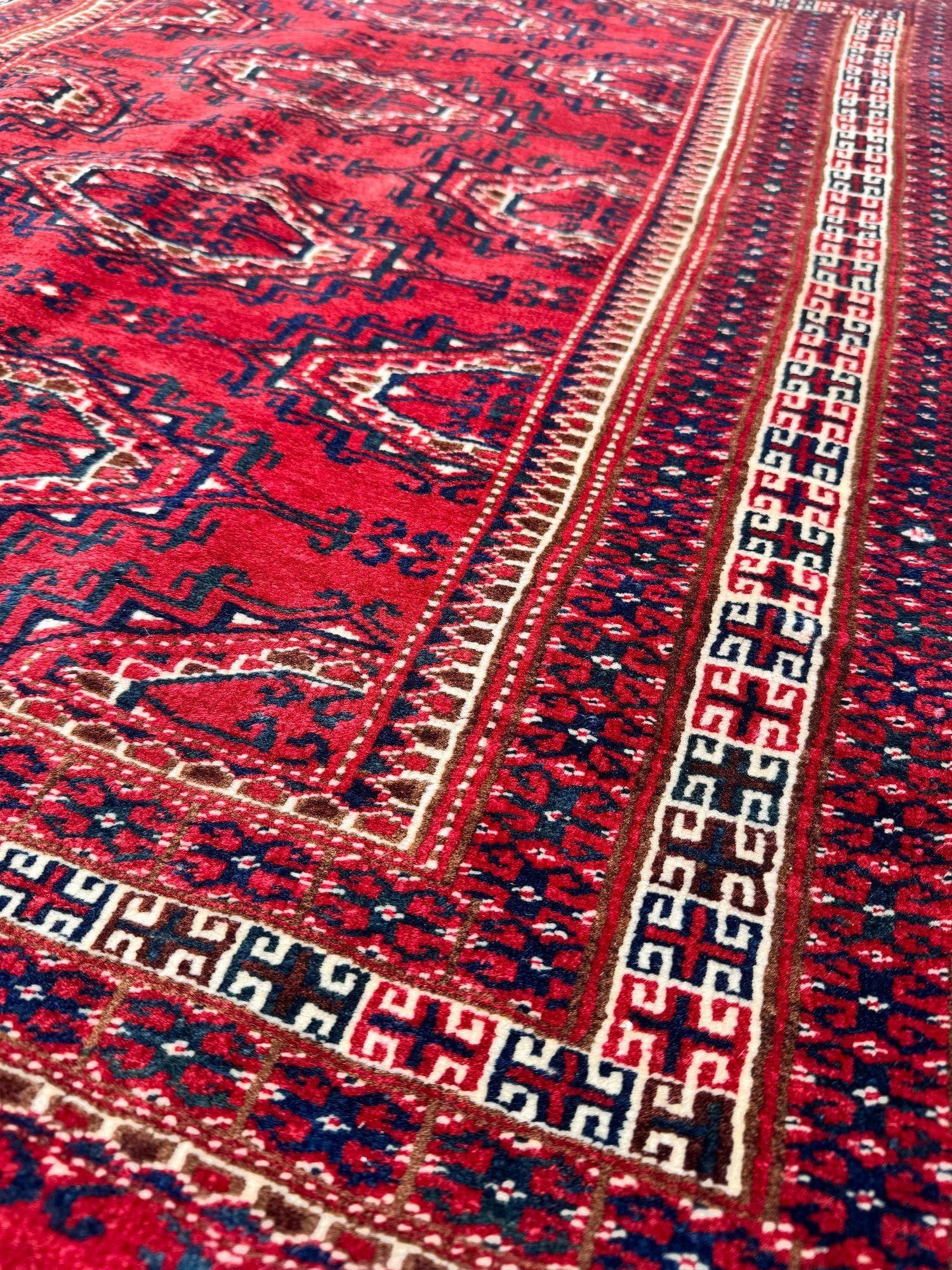 Tappeto vintage Turkmen Yomut 1,22 m x 0,95 m in vendita 3