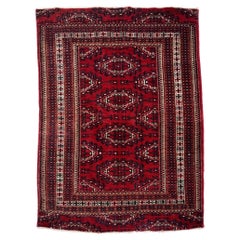 Tappeto vintage Turkmen Yomut 1,22 m x 0,95 m