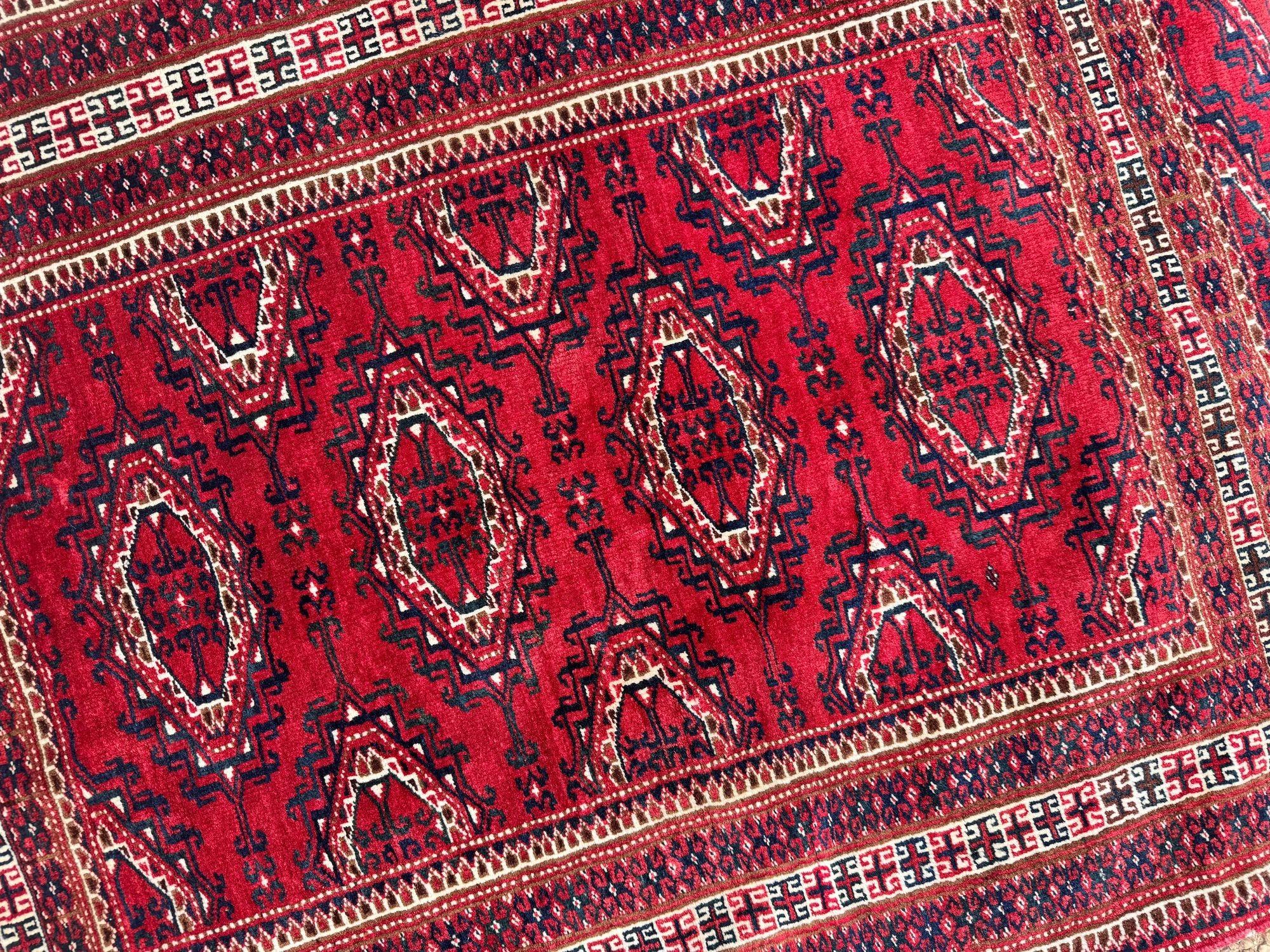 Tappeto vintage Turkmen Yomut 1,22 m x 0,95 m in vendita 5