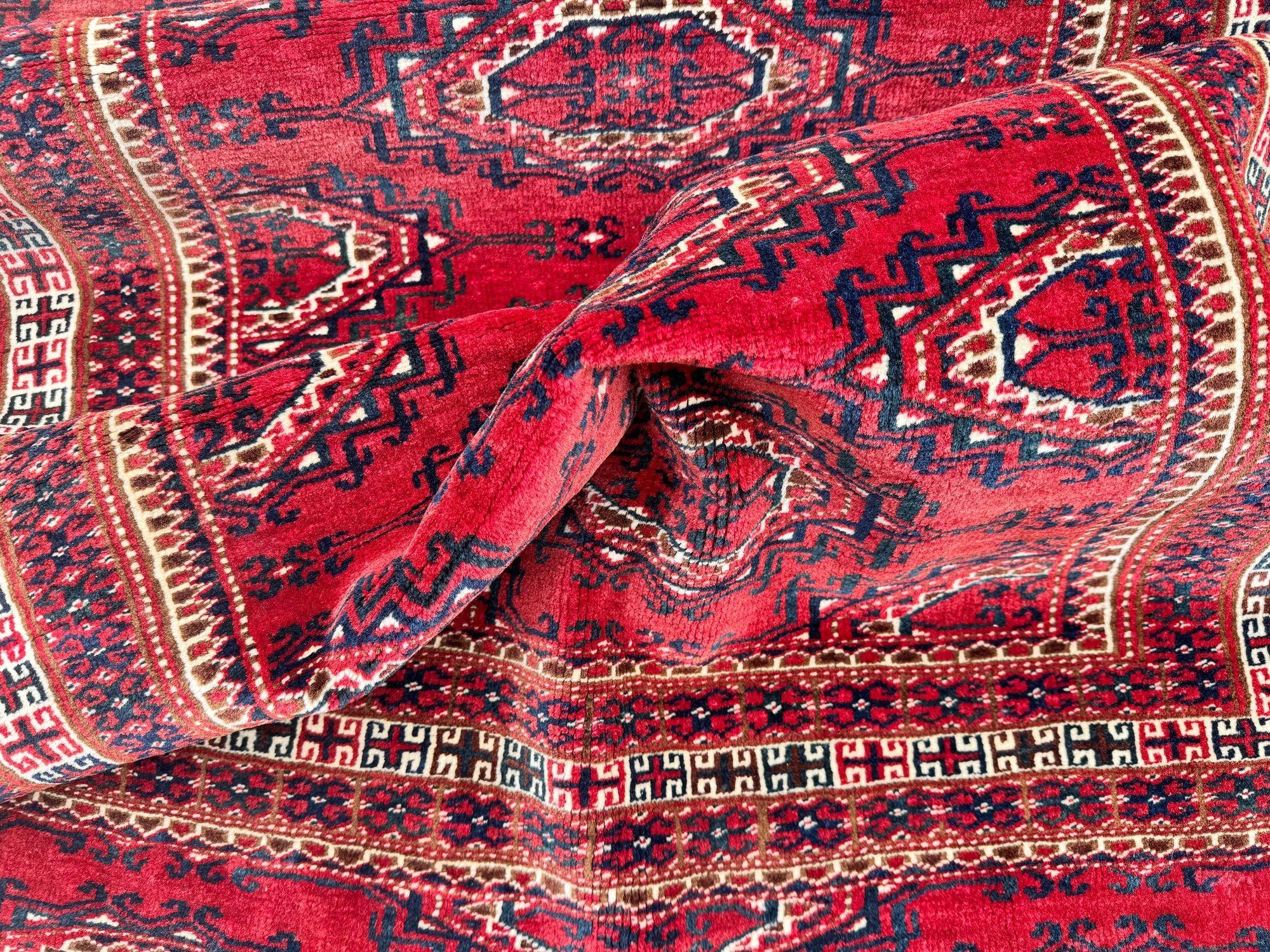 Tappeto vintage Turkmen Yomut 1,22 m x 0,95 m in vendita 10