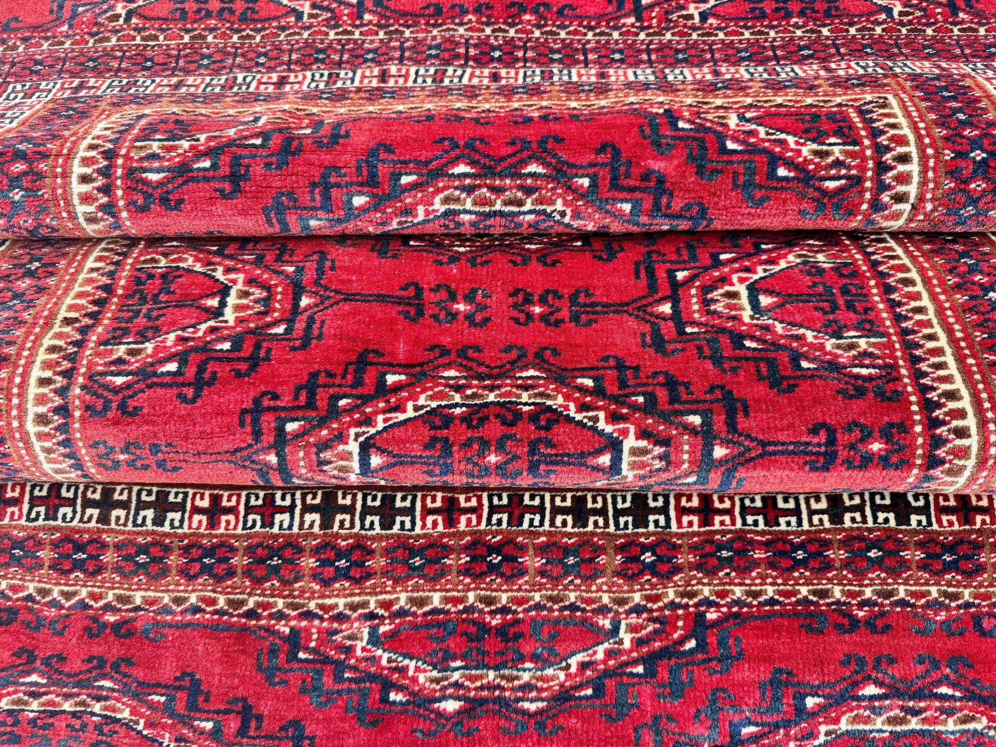 Tappeto vintage Turkmen Yomut 1,22 m x 0,95 m in vendita 9