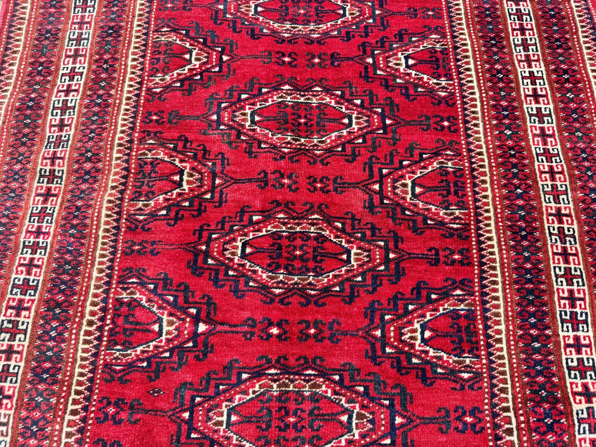 Tappeto vintage Turkmen Yomut 1,22 m x 0,95 m in vendita 2