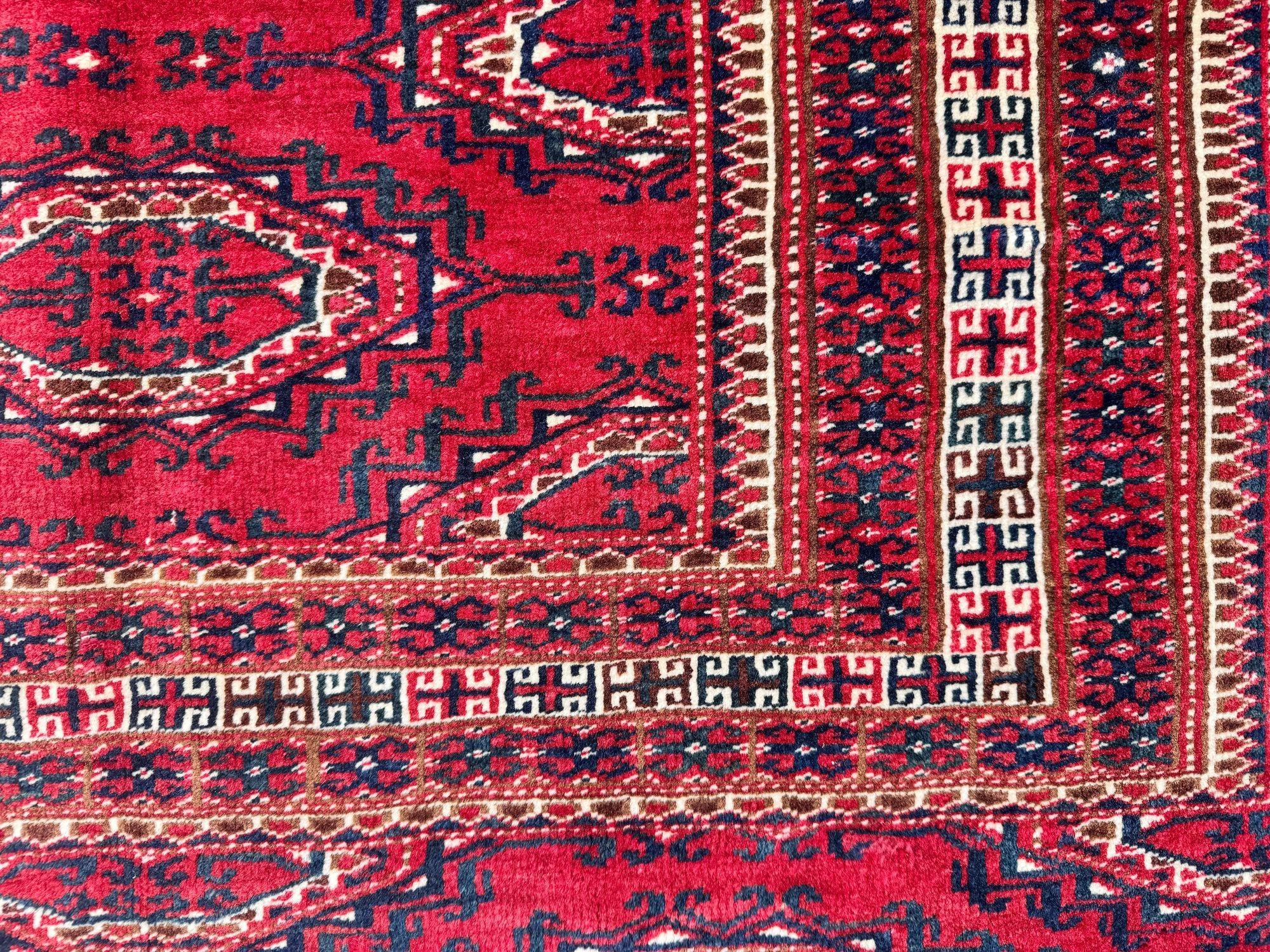 Tappeto vintage Turkmen Yomut 1,22 m x 0,95 m in vendita 1