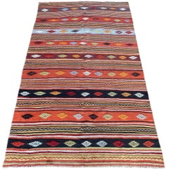 Kilim anatolio vintage de 2,95 m x 1,64 m