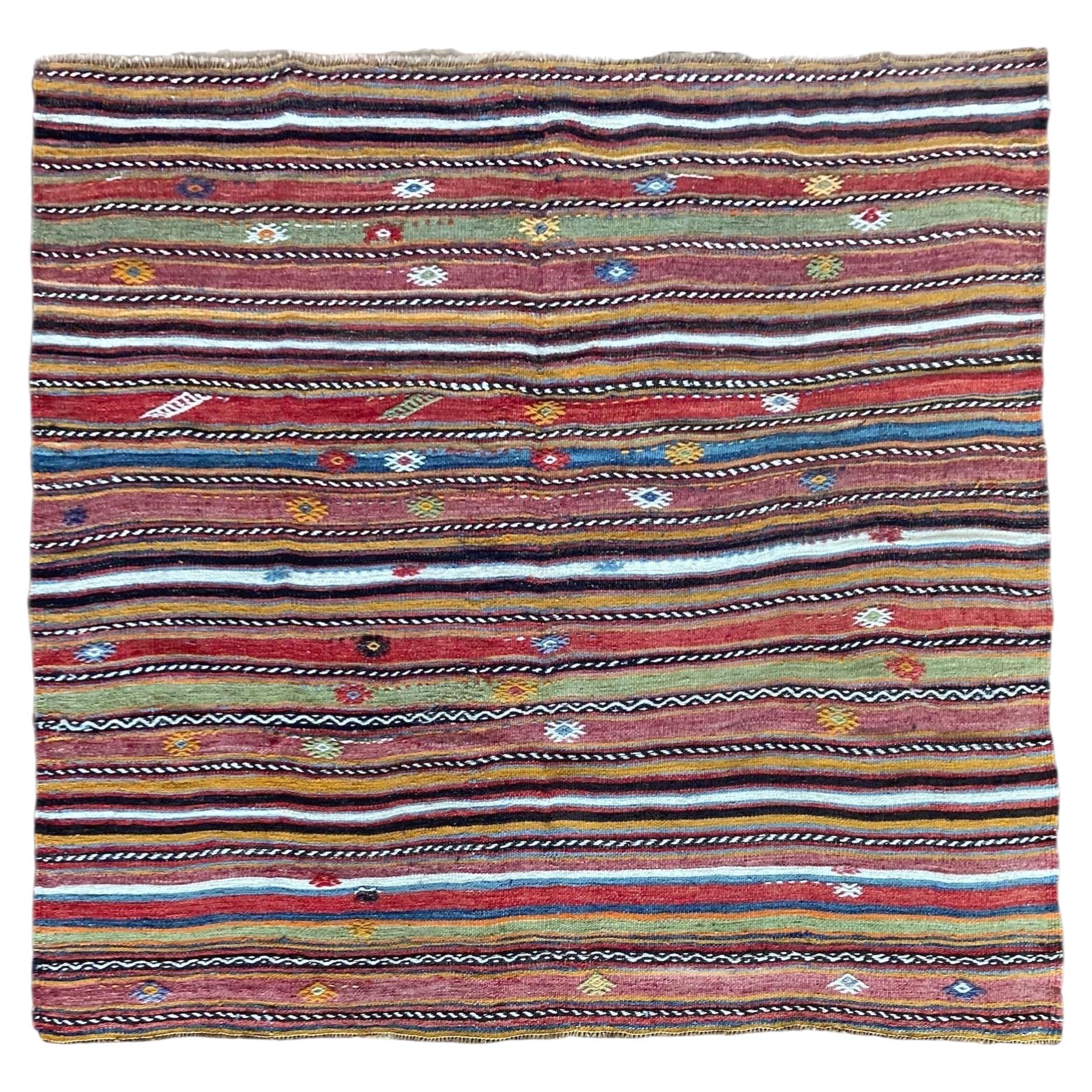 Vintage Anatolian Kilim 1.77m x 1.70m