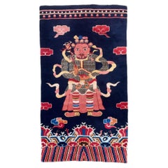 Tappeto cinese vintage di Pechino 2,43 m x 1,27 m