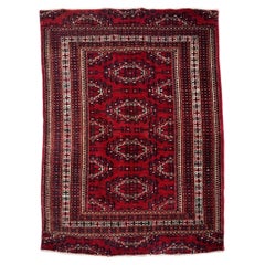 Vintage Turkmen Yomut Rug 1.22m x 0.95m