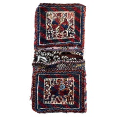 Antique Qashqai Khorjin Bag 0.53m x 0.26m