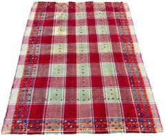 Vintage Jajim Kilim 2.18m x 1.58m