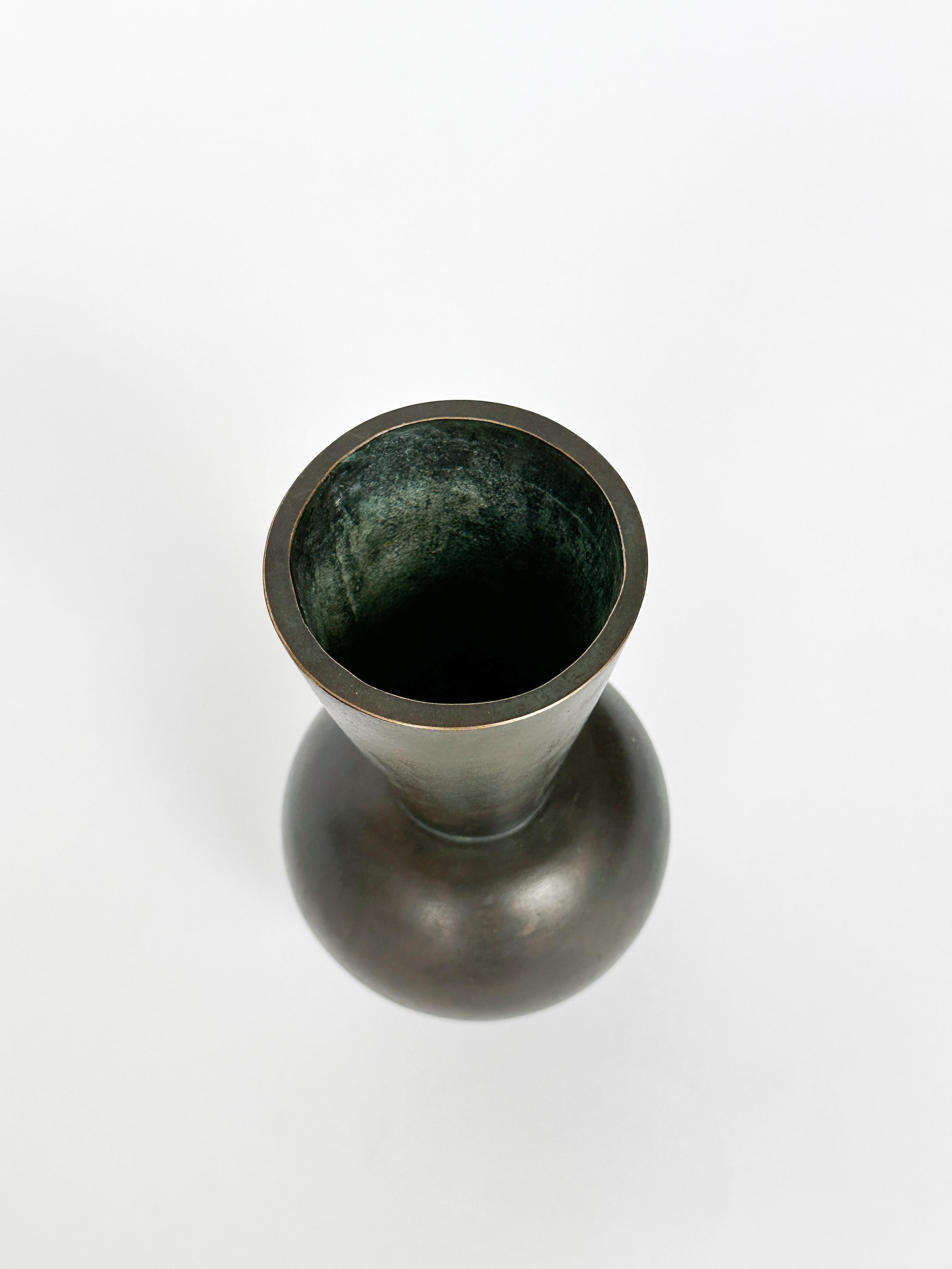 Art Deco Swedish Bronze Vase 1930s Swedish Grace For Sale 1