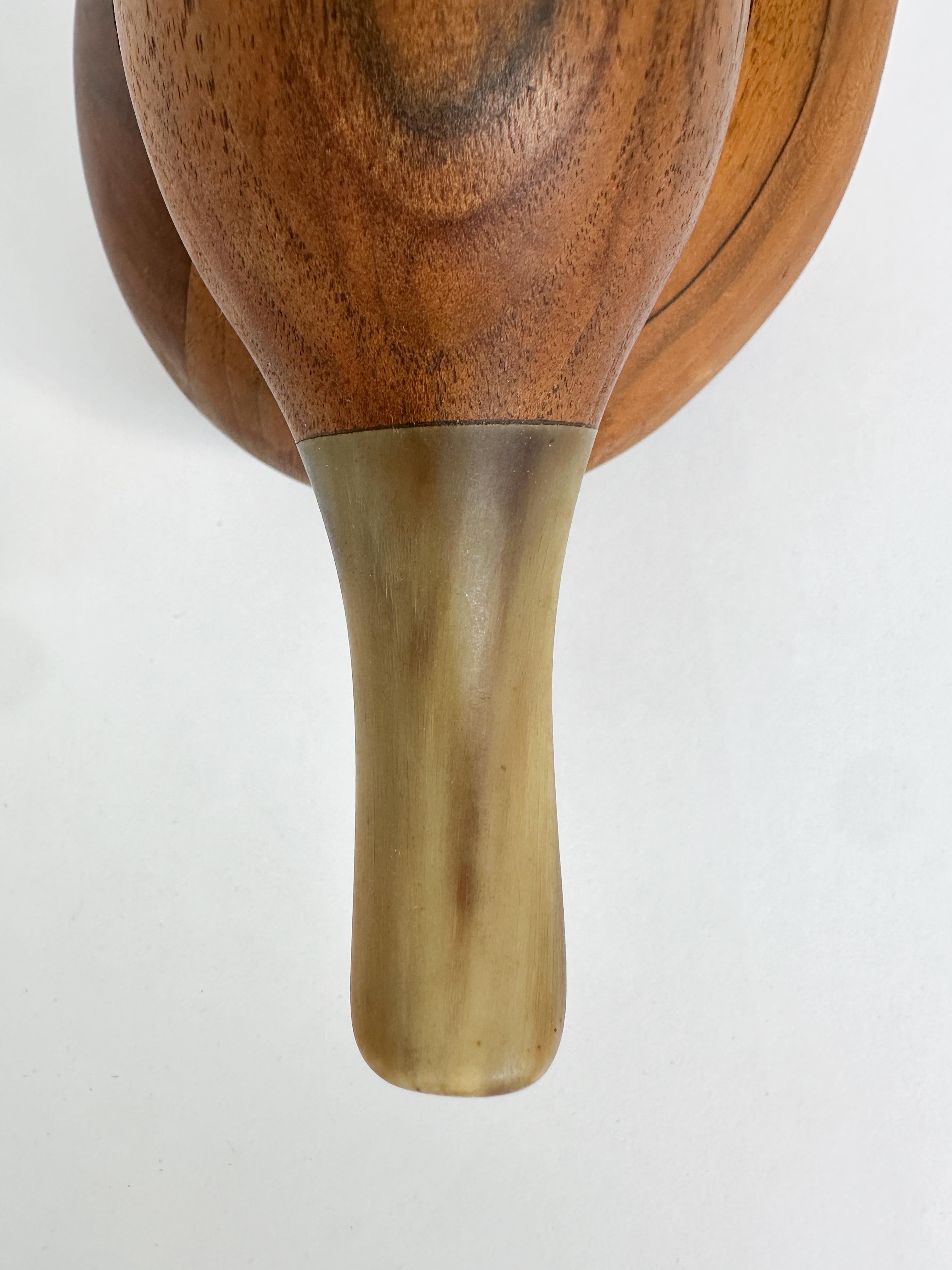 Carl Auböck Duck Valet Walnuss Horn Schale Österreich 1960er Jahre Catch All Model 4960 im Angebot 2
