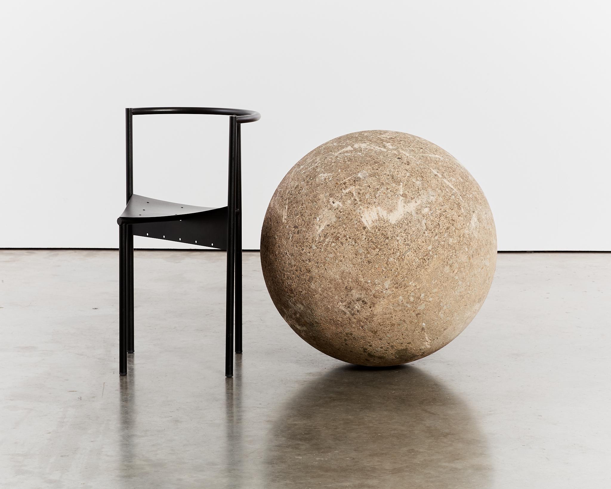 Brutalist XXL brutalist architectural concrete spheres - of significant historical value For Sale