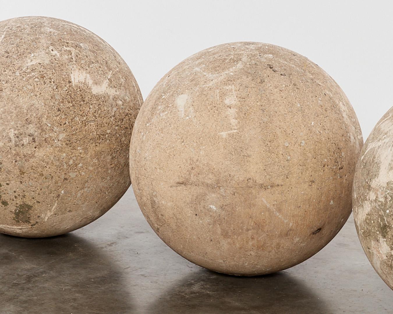 XXL brutalist architectural concrete spheres - of significant historical value For Sale 5