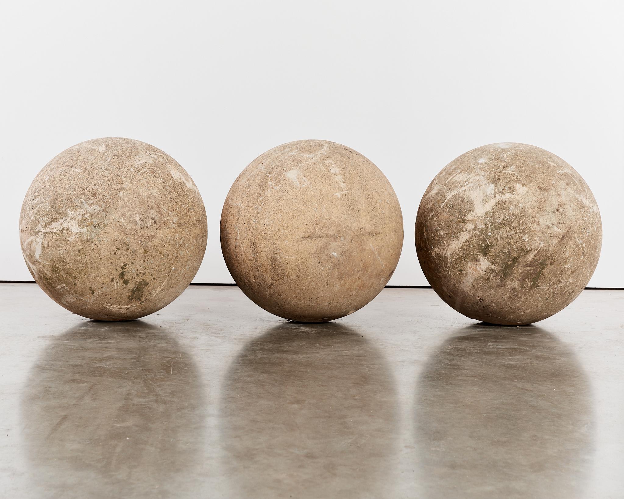 XXL brutalist architectural concrete spheres - of significant historical value For Sale 3