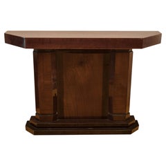 Consolle in stile Art Déco in legno e laccato poliuretanico, francese, 1925