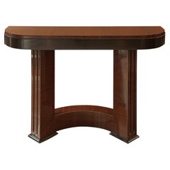 Consola Art Déco de Francia, de madera, 1920