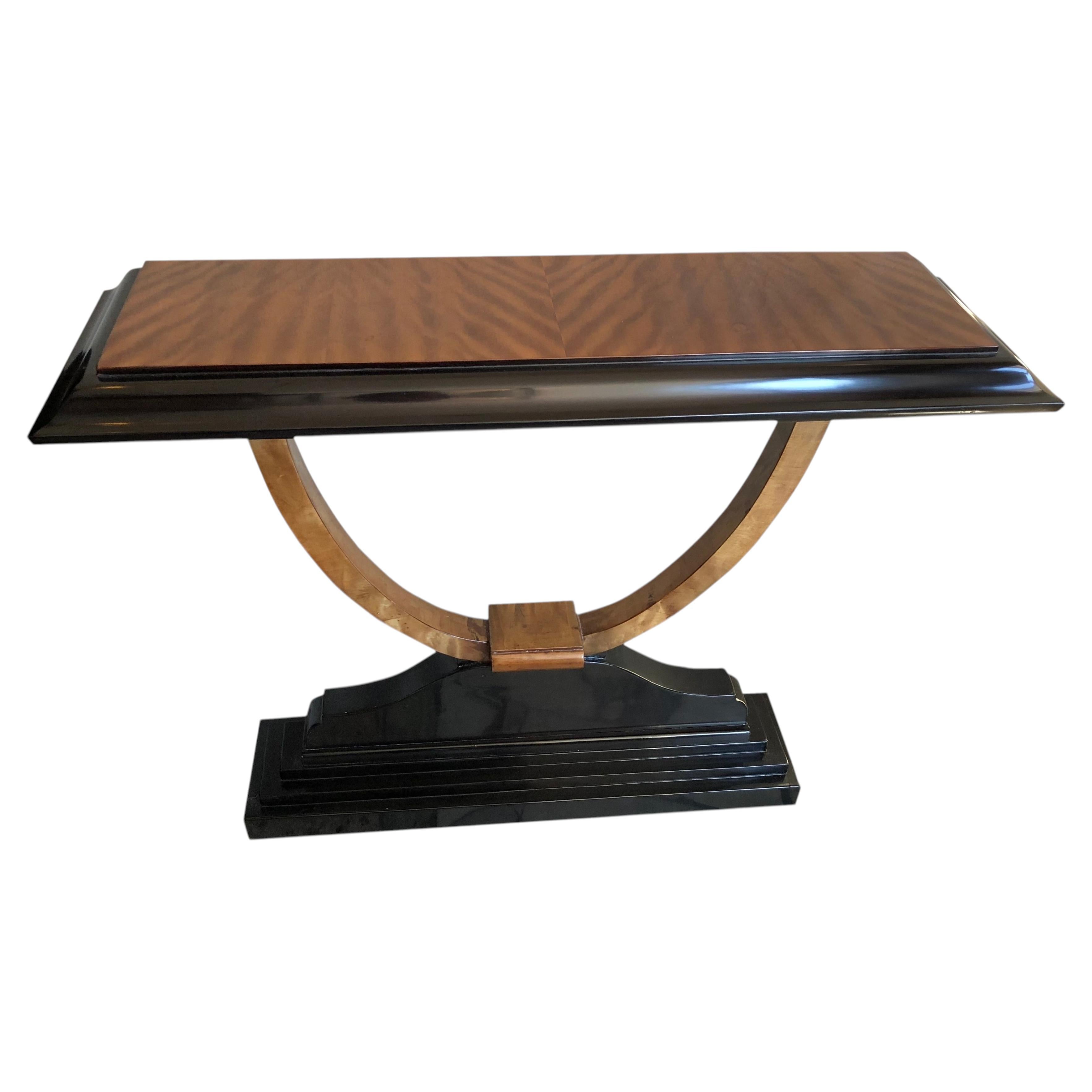 Console France, 1920, Art Deco in wood